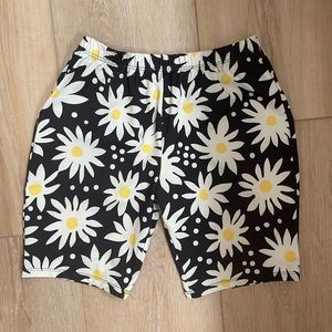 Solid and Striped Biker shorts